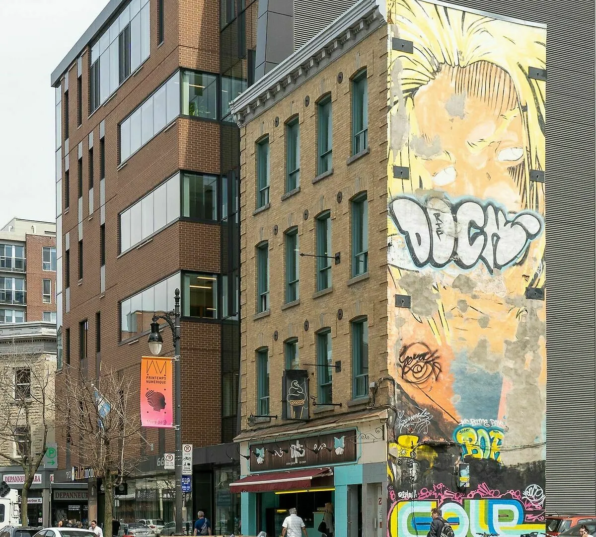 몬트리올 Quaint 1Br In Quartier Des Spectacles By Sonder 아파트